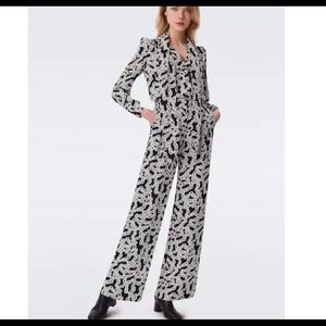 Diane Von Furstenberg Brianna Wide Leg Pant Sz 8